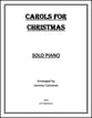 Carols for Christmas piano sheet music cover